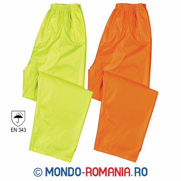 Echipament protectie - Pantaloni impermeabili, reflectorizanti - EN 343